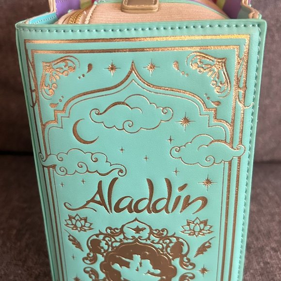 Loungefly Disney Princess Books Classics and Exclusive Volume 2 Crossbody Bags - Picture 6 of 14